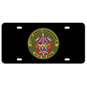 1st LAR Battalion License Plate