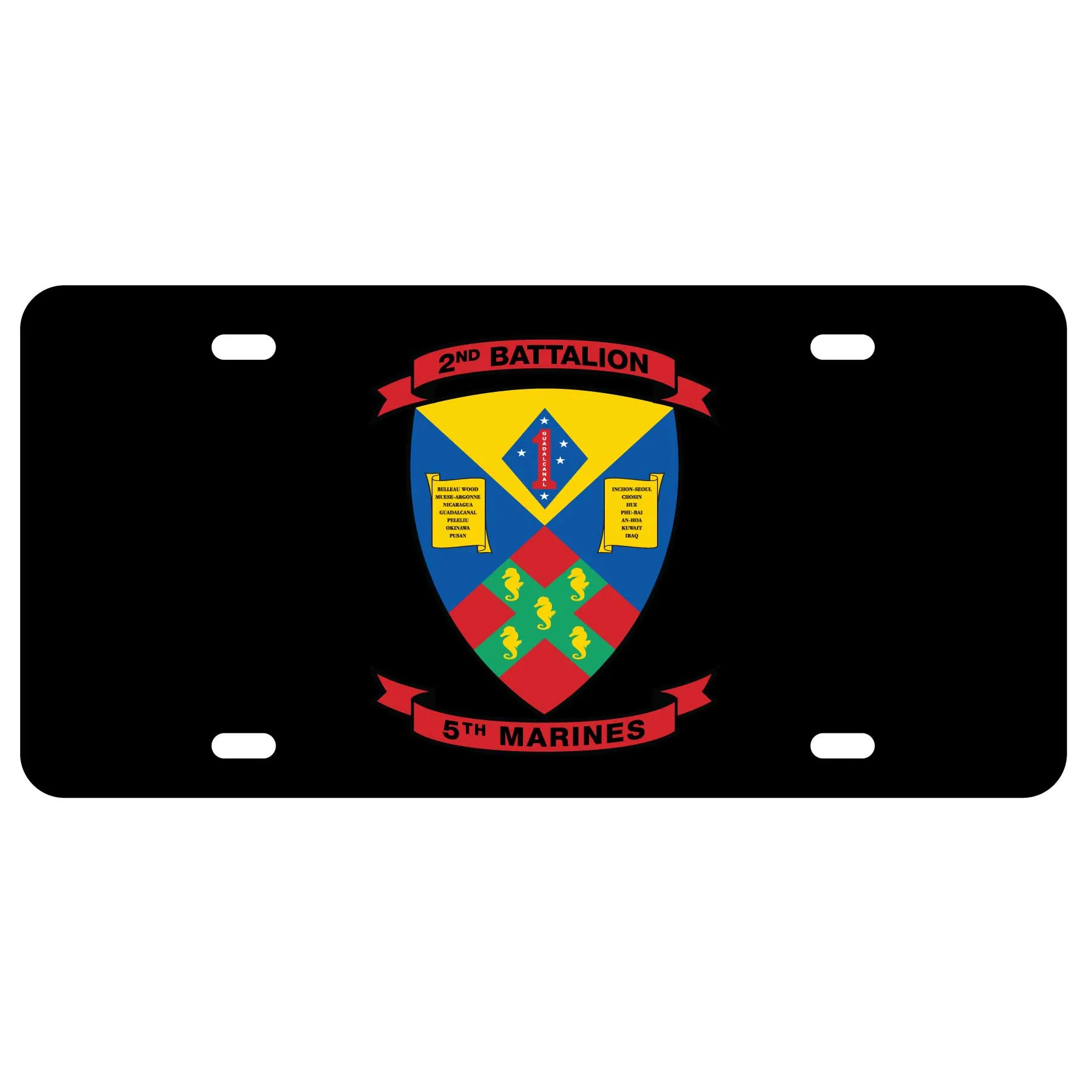 2nd Battalion 5th Marines License Plate