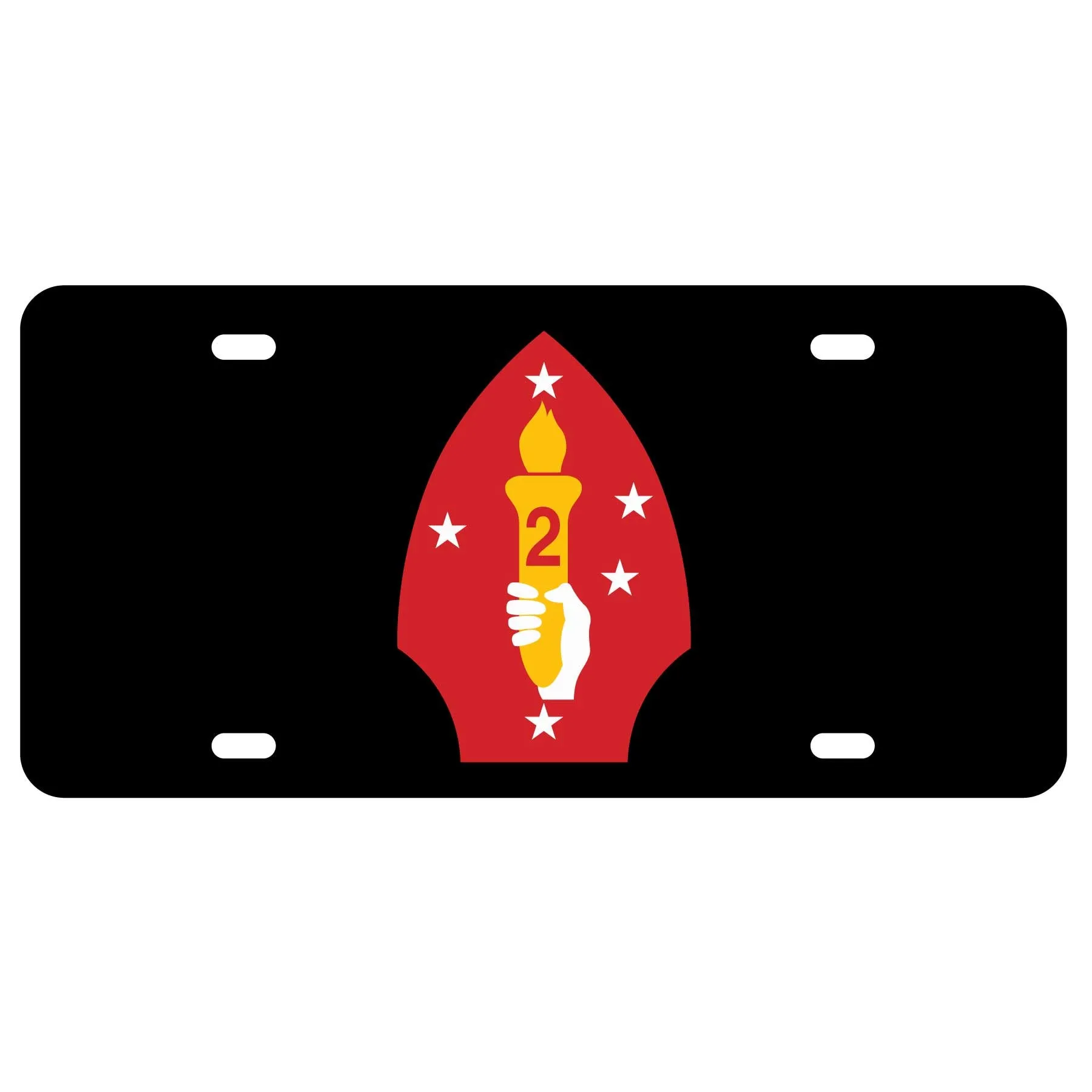 2nd Marine Division License Plate