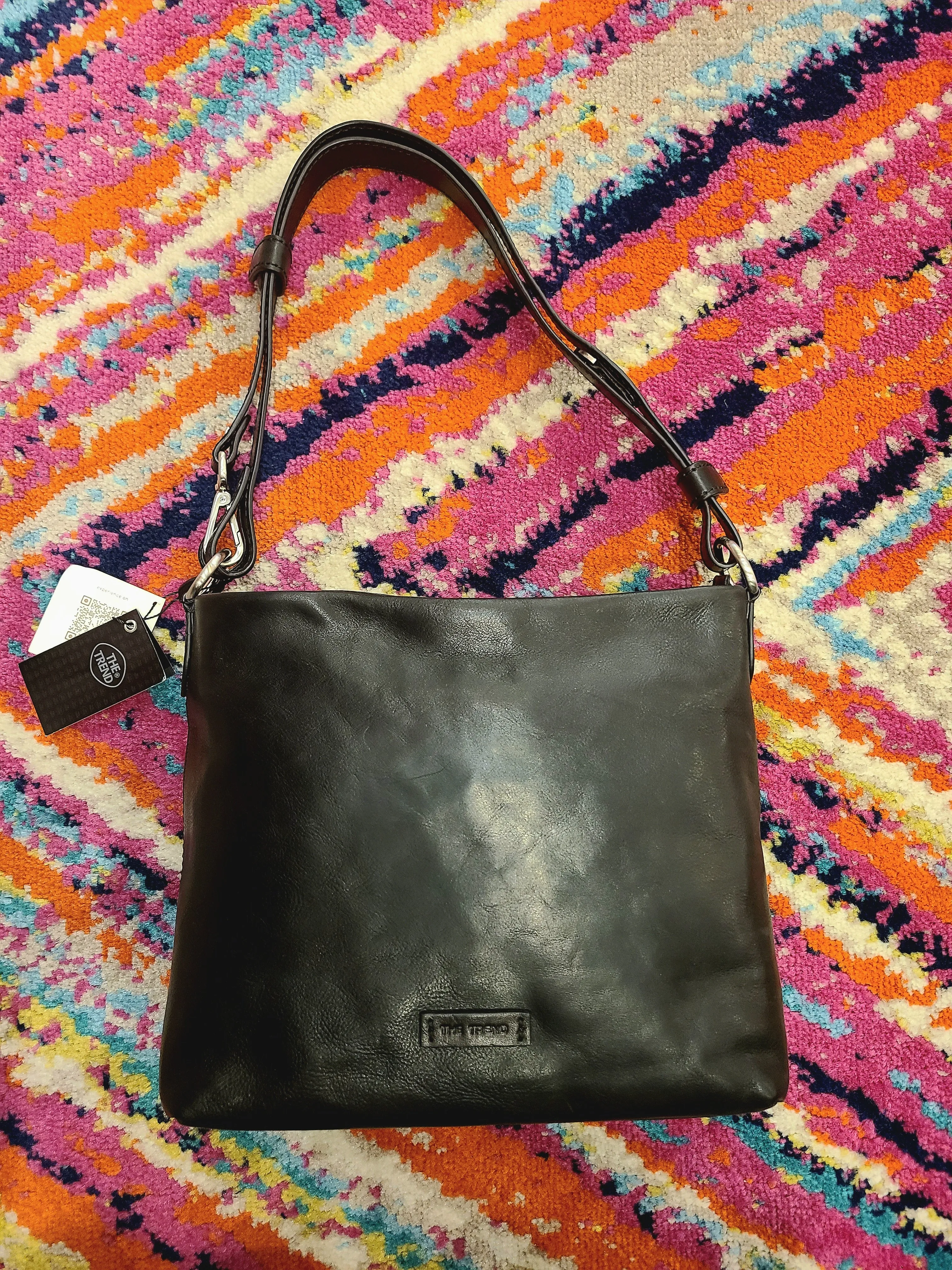 914080 Black Leather Bag