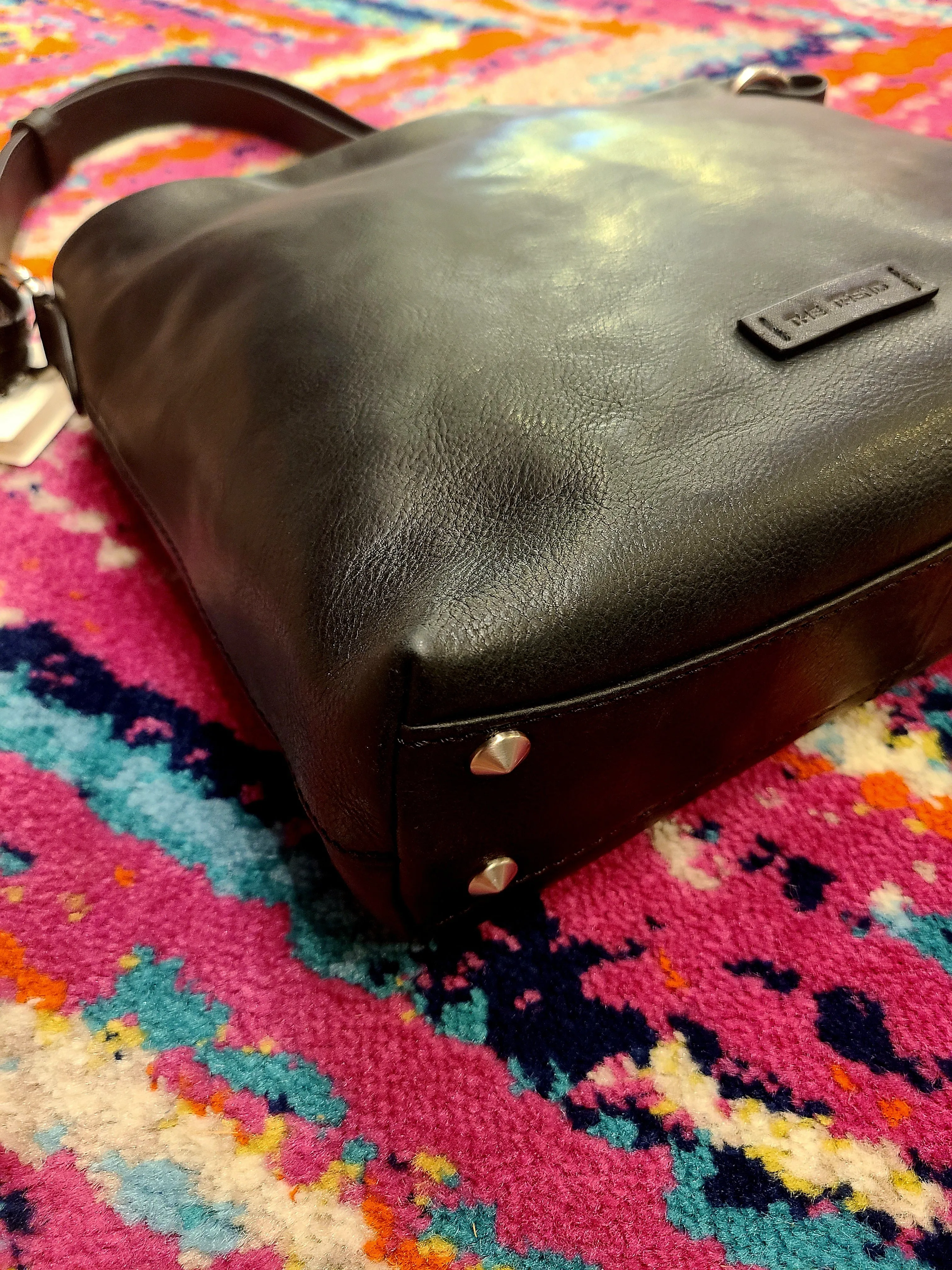 914080 Black Leather Bag