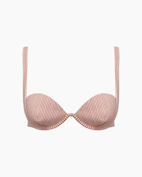 Annalise Bikini Top | Rosette/White