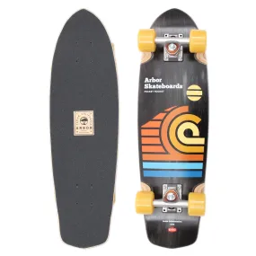 Arbor 27 Artist Draplin Pocket Rocket Complete Skateboard Cruiser