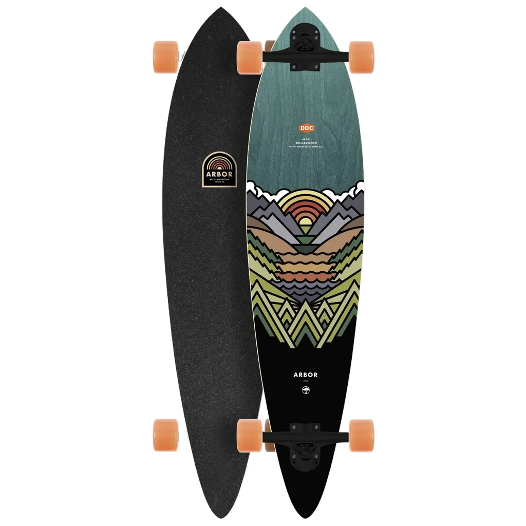 Arbor Artist Fish Complete Skateboard