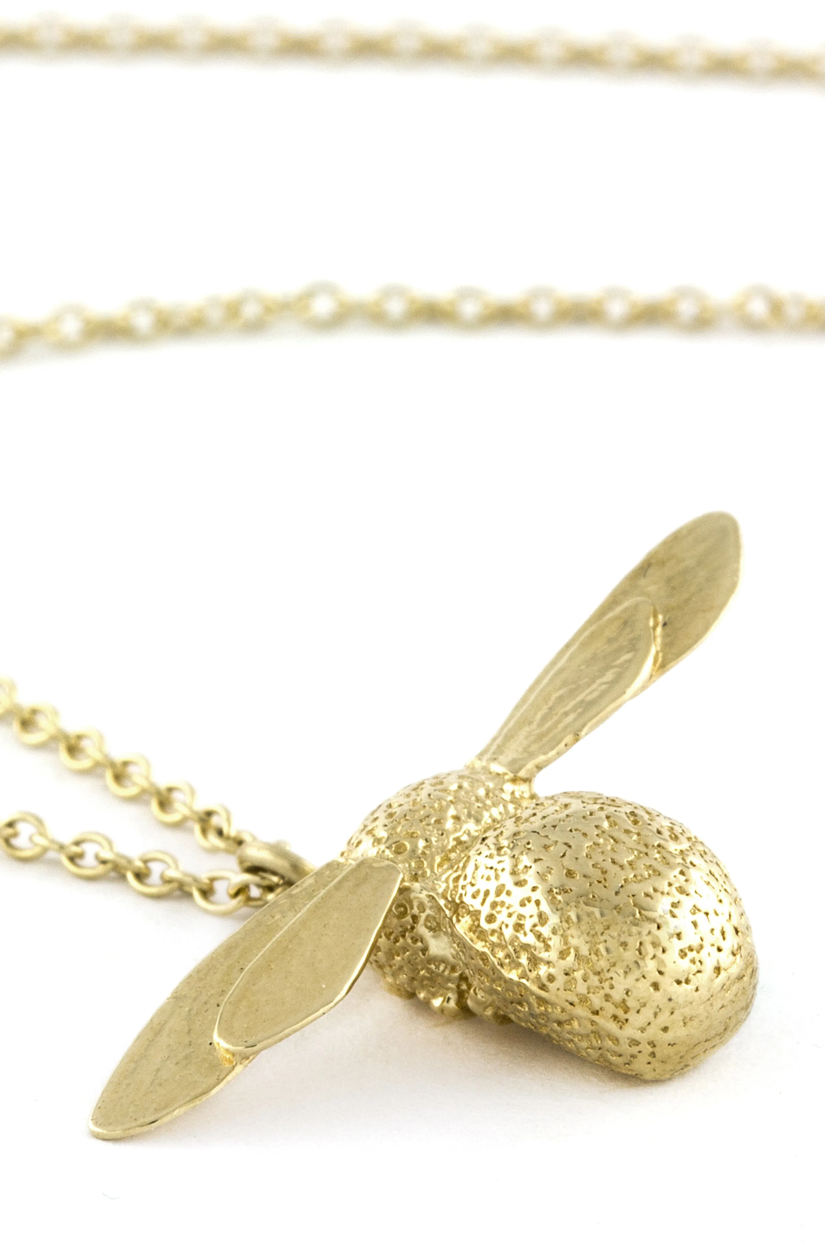 Baby Bee Necklace Gold Plate