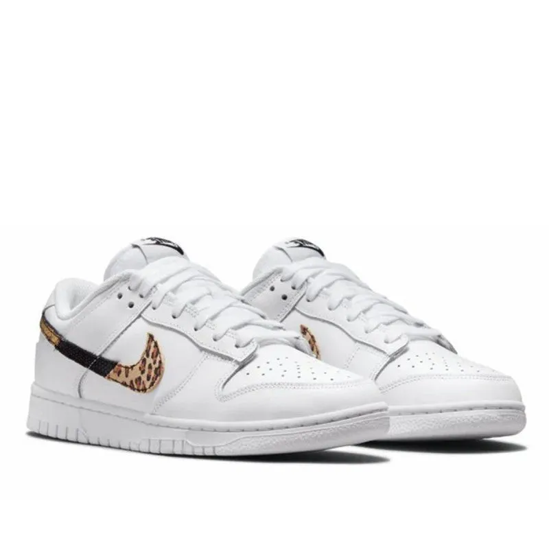 Baskets Nike Dunk Lo Se Leopard - Blanc - Femme