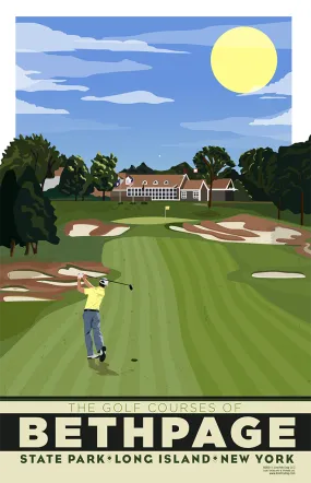 Bethpage Golf Course Illustration