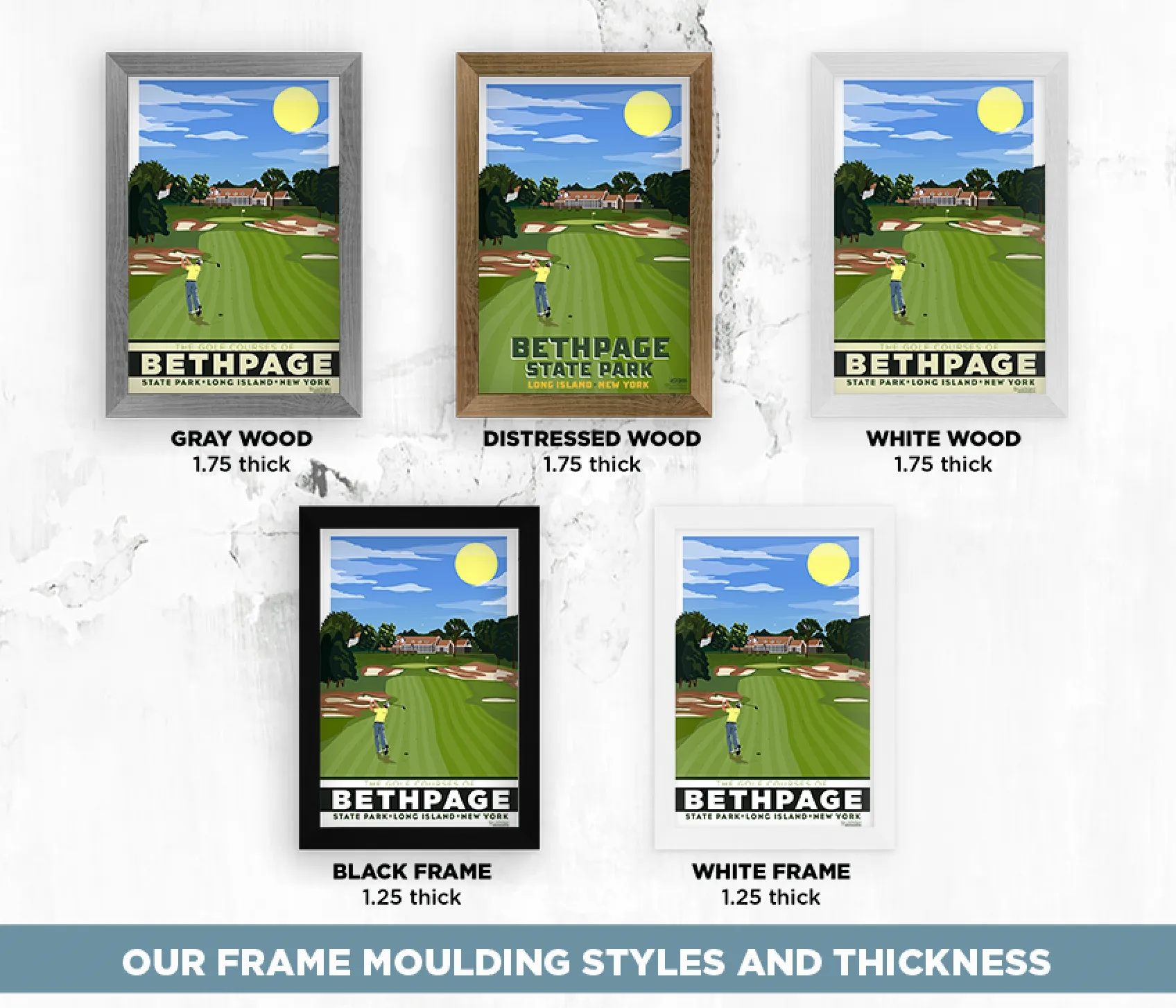 Bethpage Golf Course Illustration