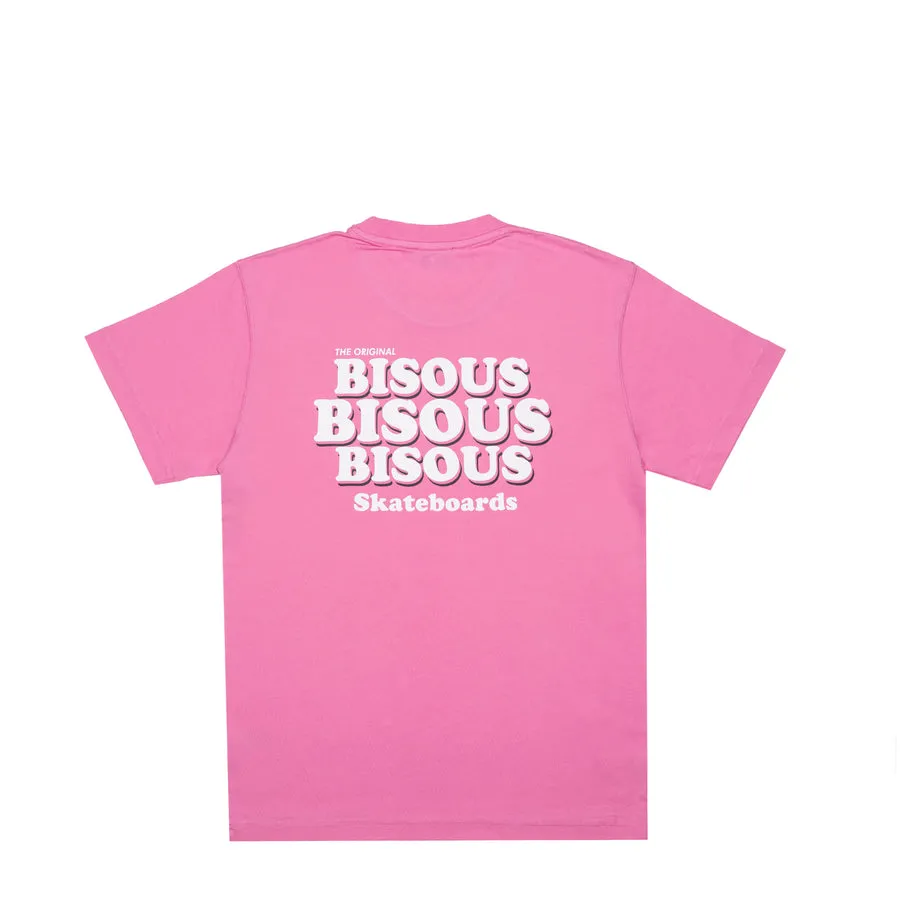 Bisous Skateboards - Grease T-Shirt - Pink