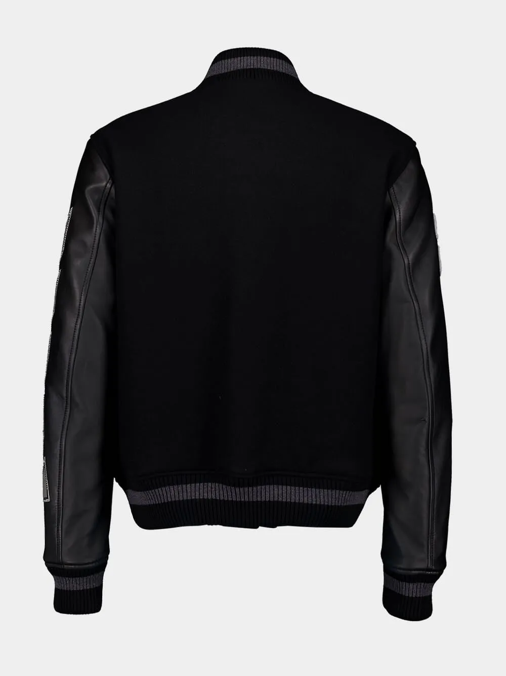 Black Crystal Varsity Jacket