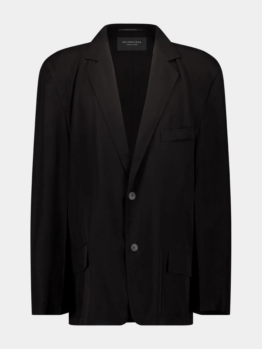 Black Single-Breasted Jacket