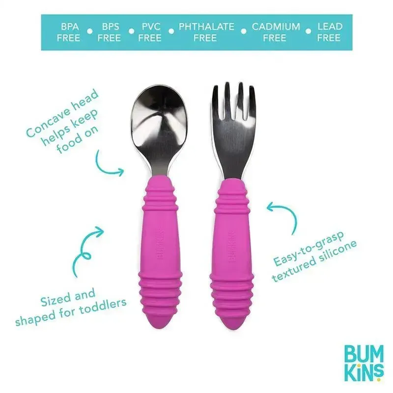 Bumkins - Spoon & Fork, Dark Blue