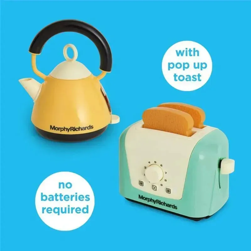 Casdon - Morphy Richards Toaster & Kettle, Interactive Toy for Children Aged 3