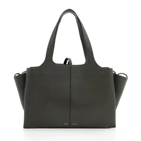 Celine Calfskin Medium Tri-Fold Tote (SHF-23098)