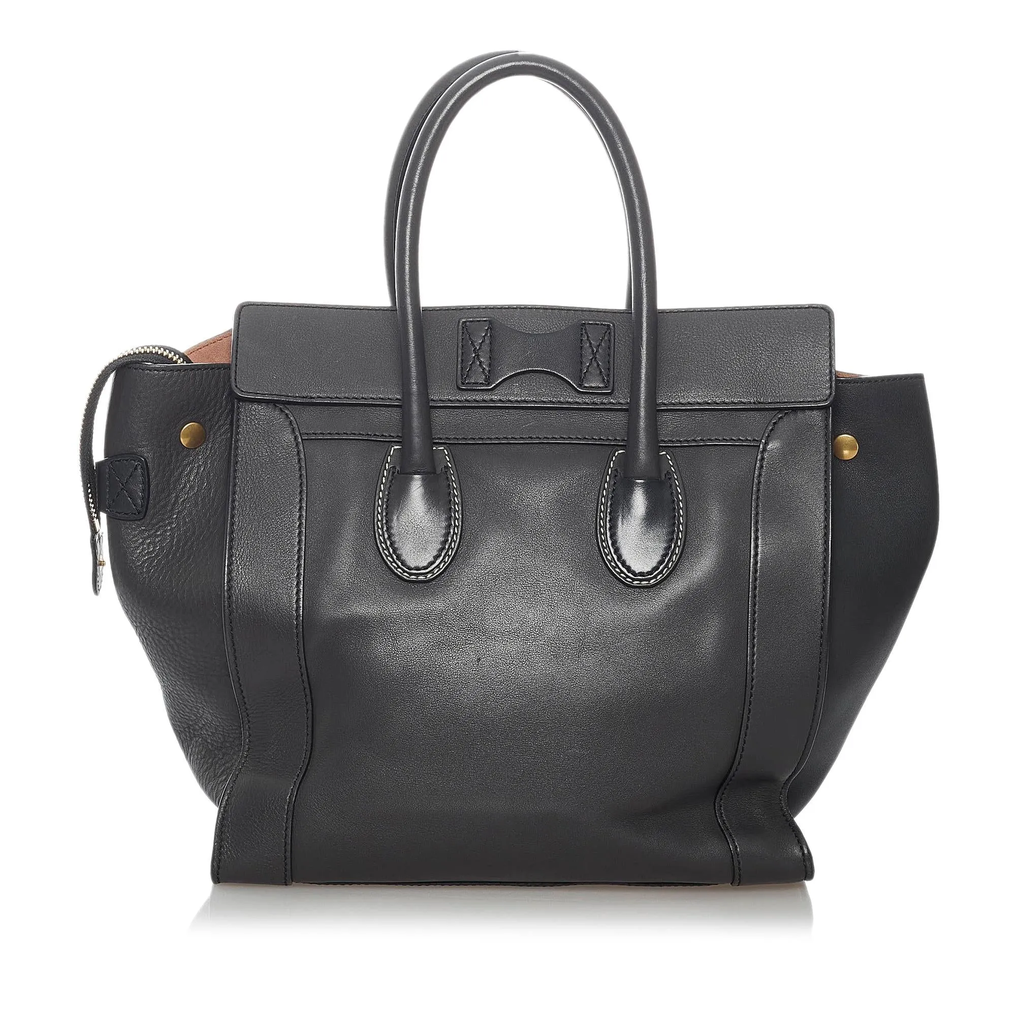 Celine Envelope Luggage Tote Leather Handbag (SHG-30072)