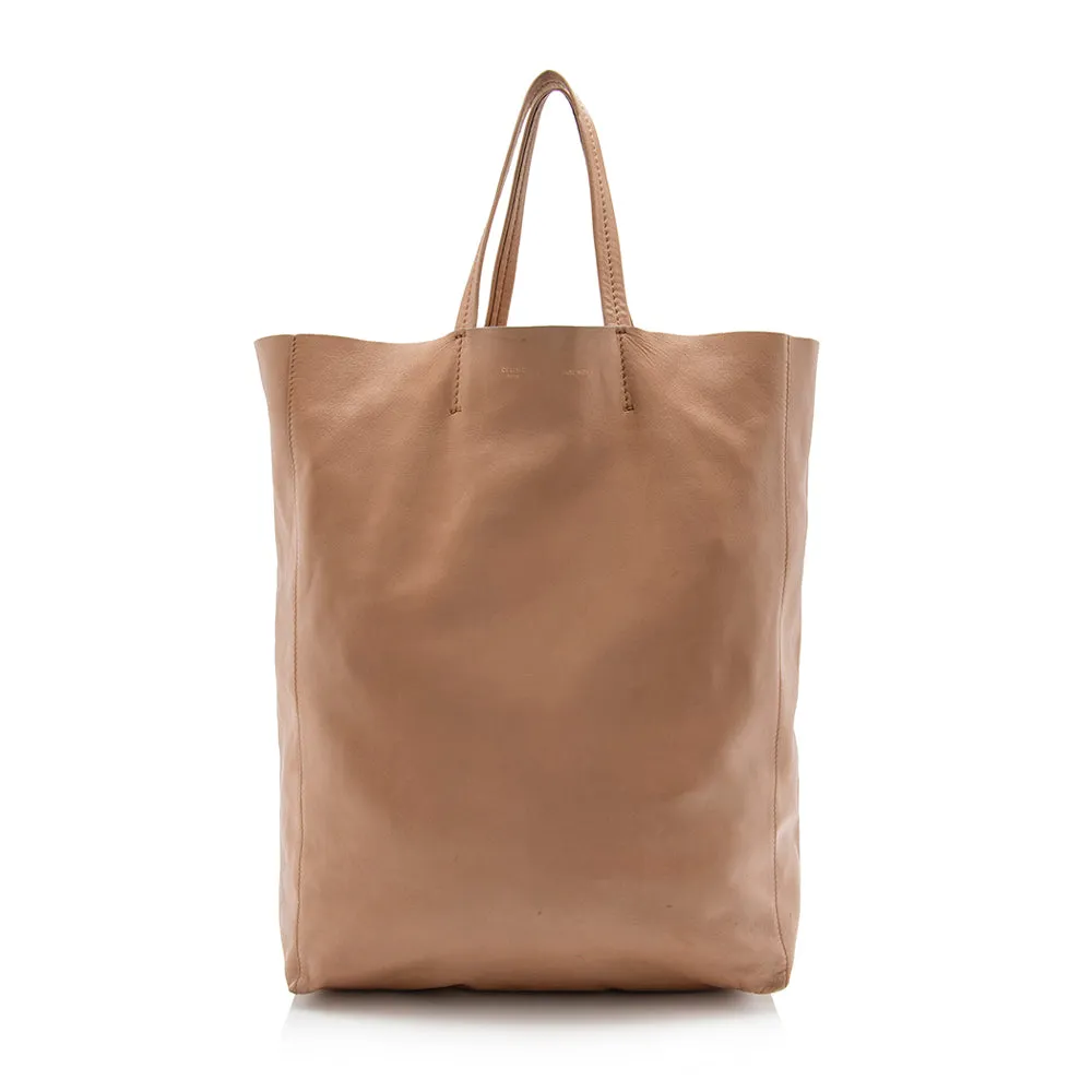 Celine Lambskin Cabas Vertical Tote - FINAL SALE (SHF-15171)