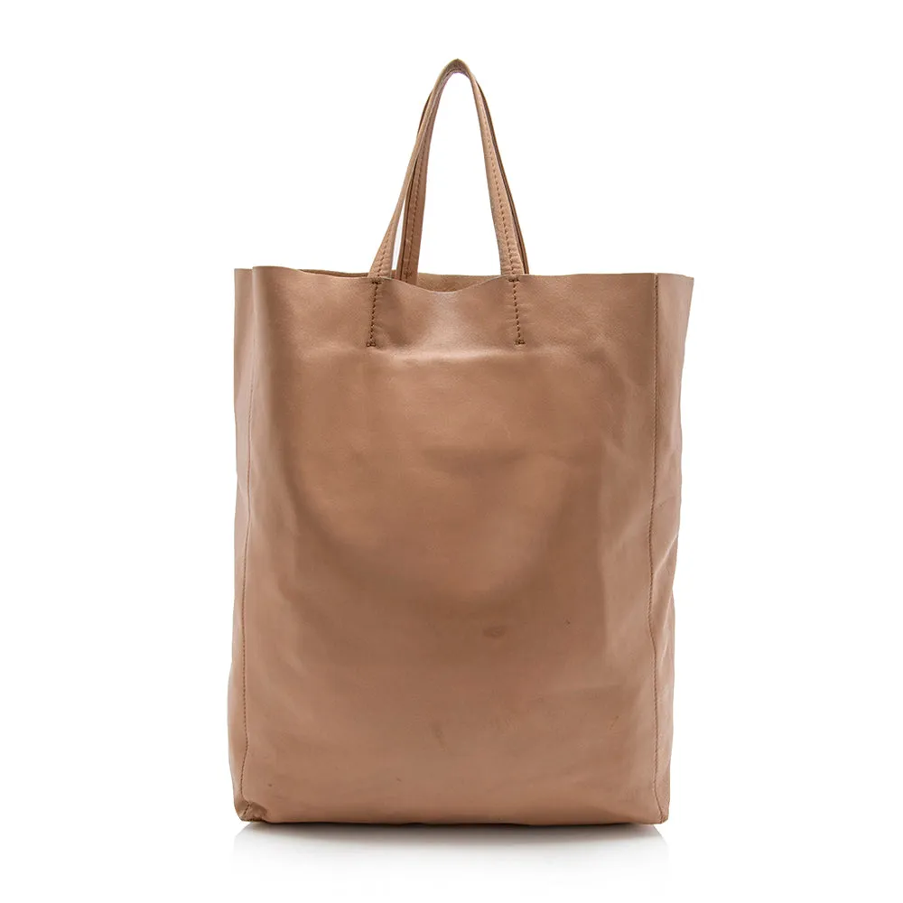 Celine Lambskin Cabas Vertical Tote - FINAL SALE (SHF-15171)