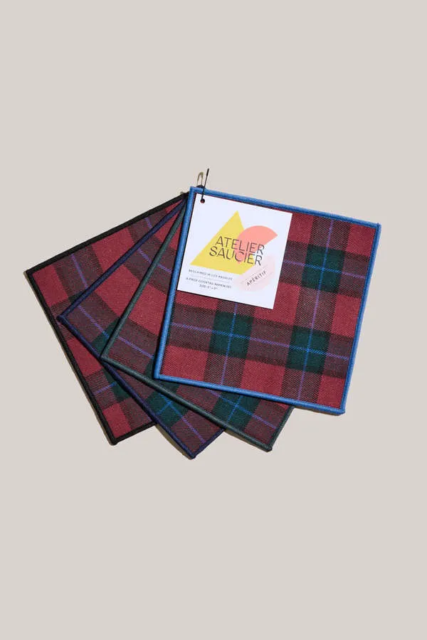 Cocktail Napkins - Jubilee Plaid