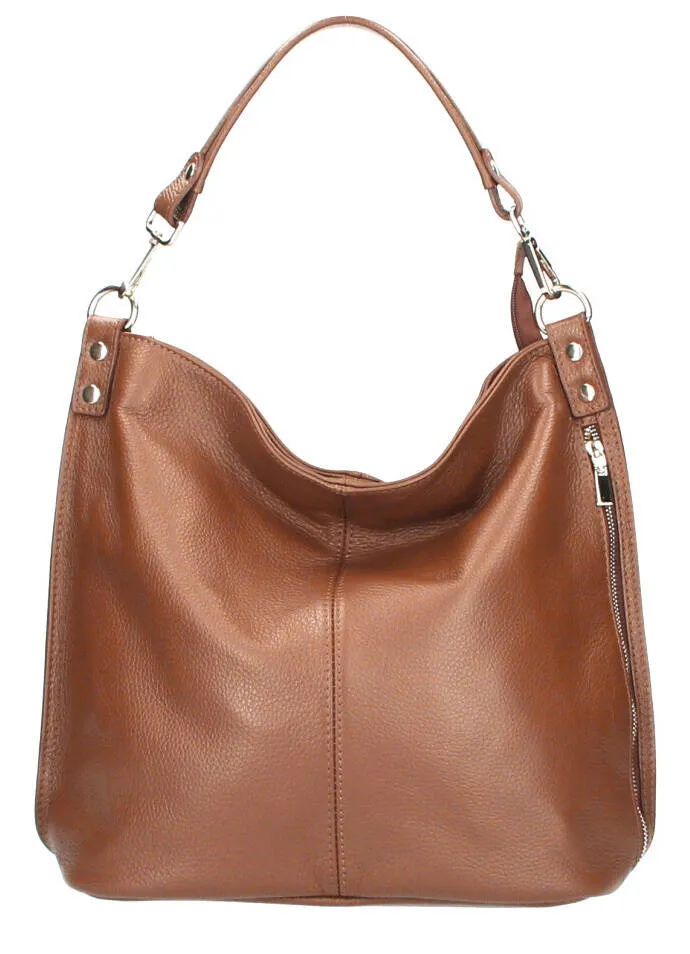 Cognac leather bag ludmilla