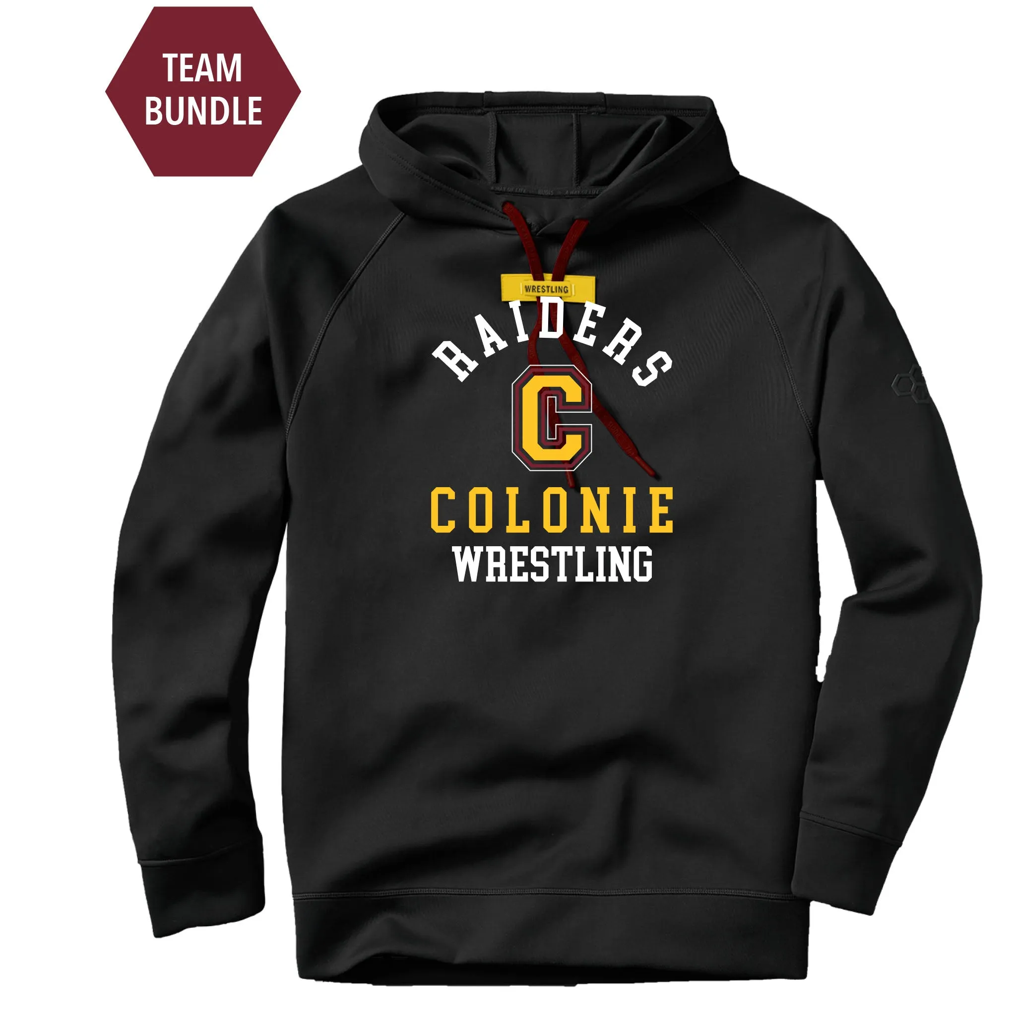 Cool-Touch Hoodie-Unisex--Colonie Wrestling-