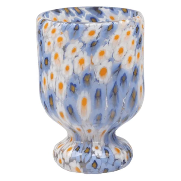 Daisy Handblown Murano Wine Glass