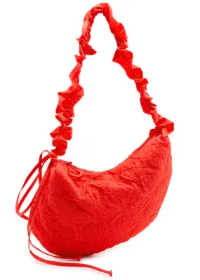 DAMSON MADDER Ruffled shell shoulder bag  -                         -                     -                