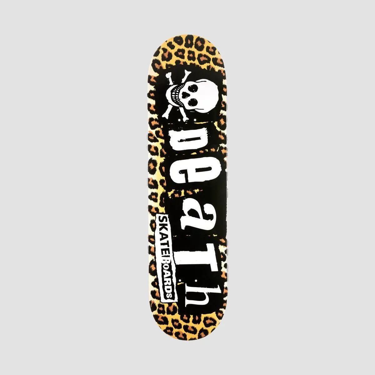 Death Leopard Punk Skateboard Deck - 8.25