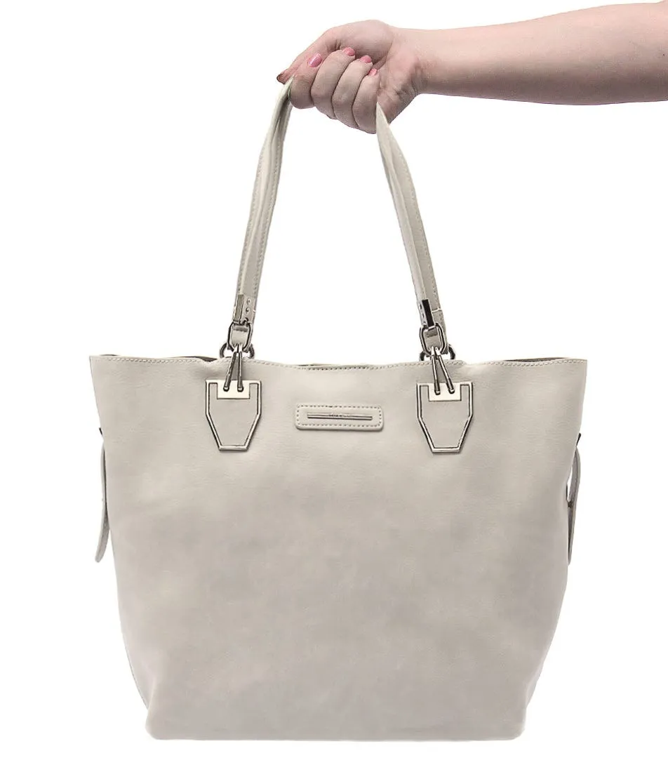 DIANA FERRARI Luelle Duty Tote Stone Smooth