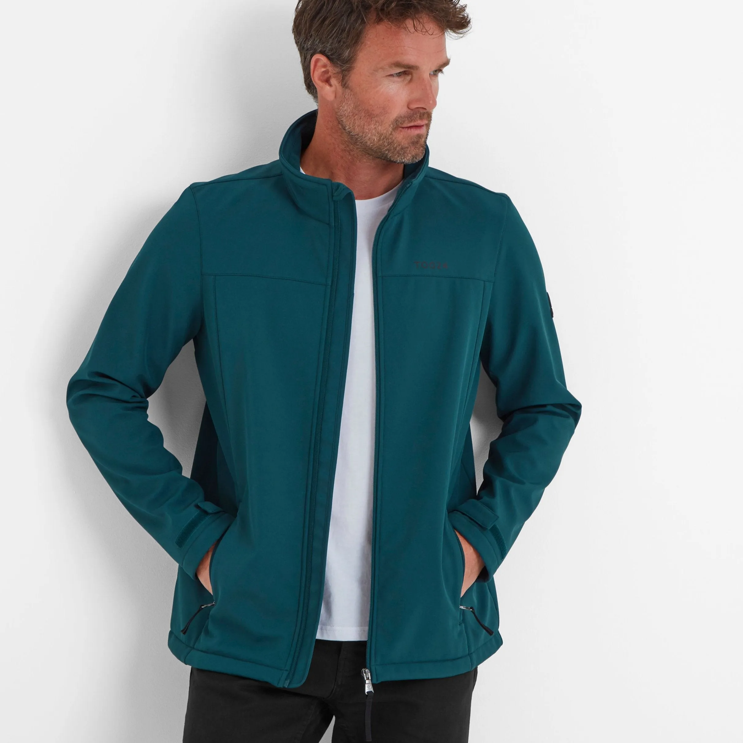 Feizor Mens Softshell Jacket - Petrol Green