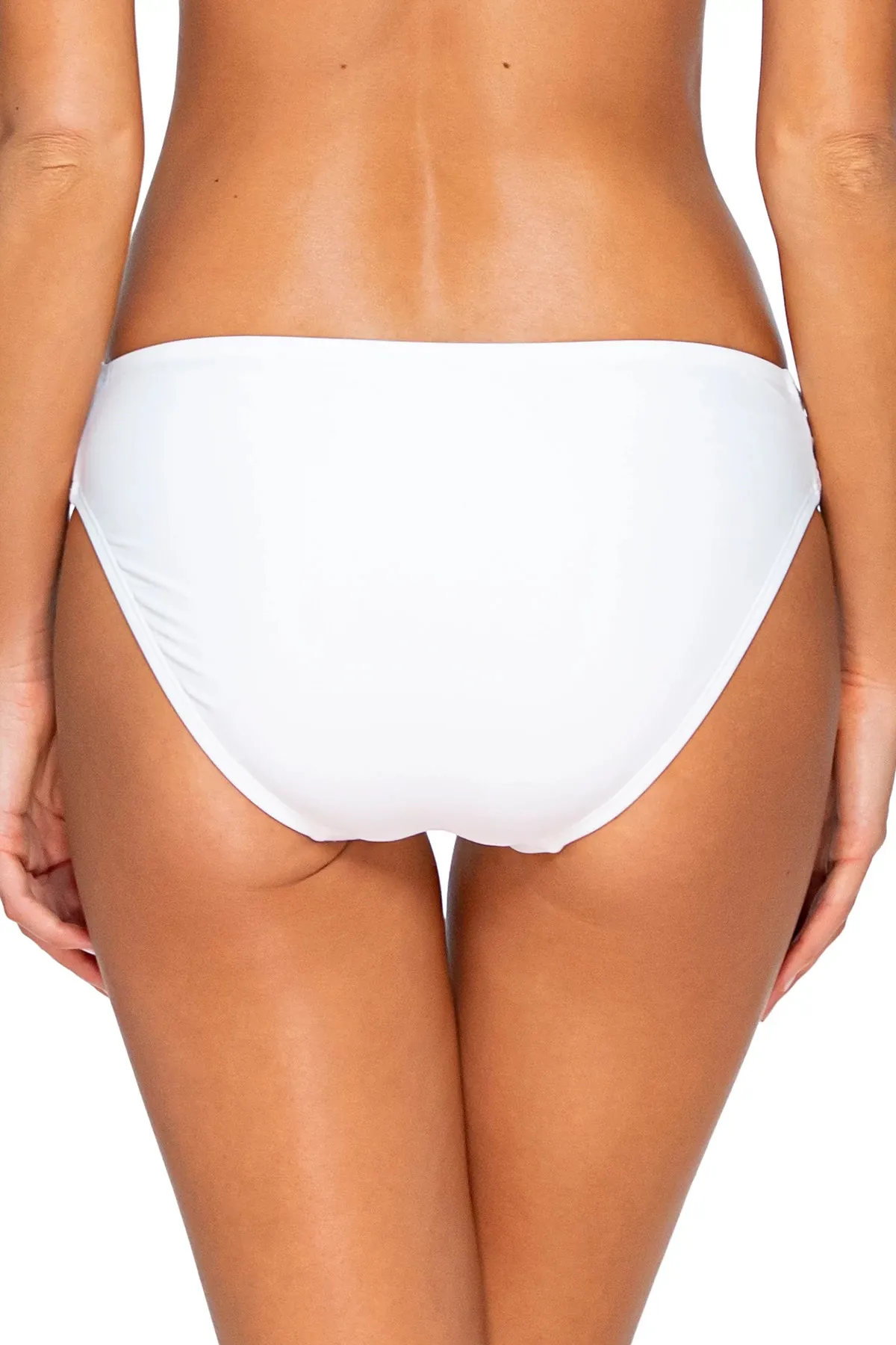 Femme Fatale Shirred Tab Side Bikini Bottom