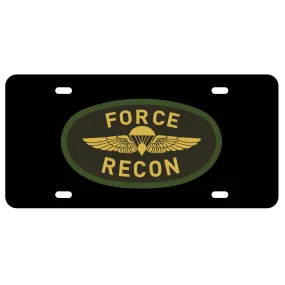 Force Recon License Plate