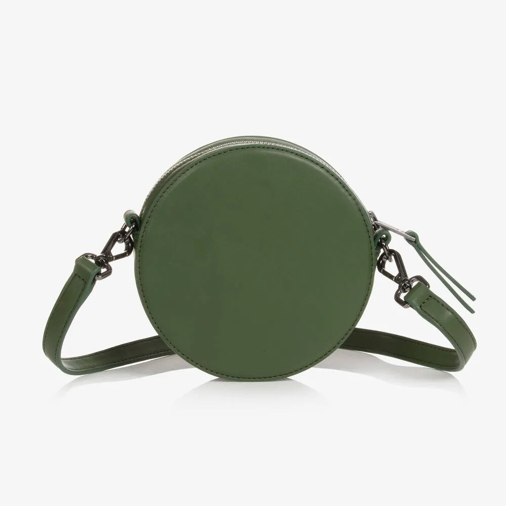 Girls Green Round Shoulder Bag (15cm)