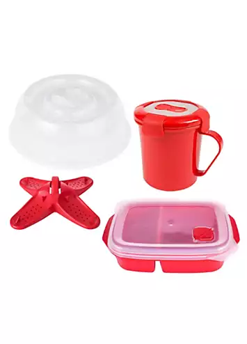 Good2Heat Microwave Cookware 4 Piece Lunchtime Set | Kaleidoscope