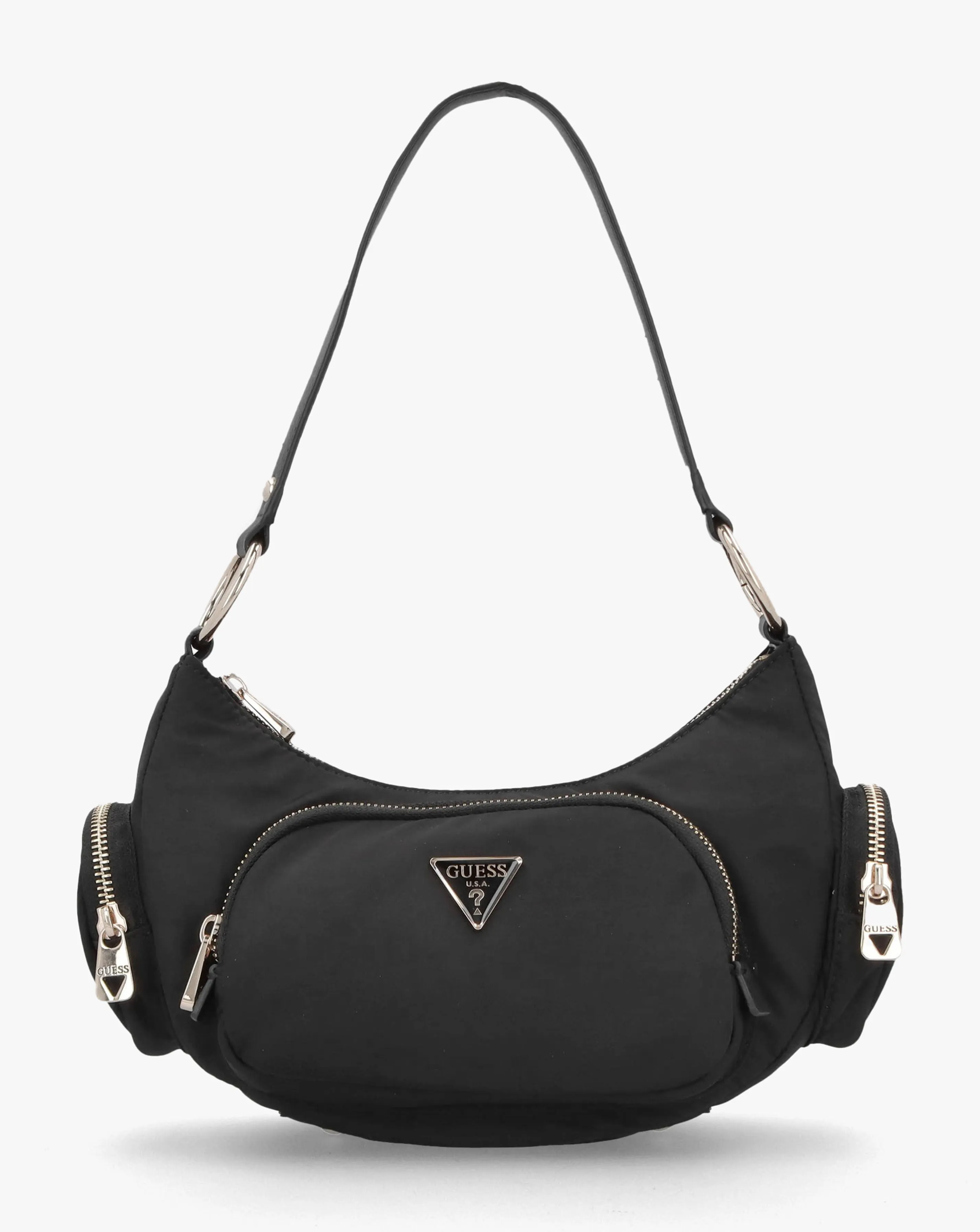 Guess Eco Gemma Black Shoulder Bag