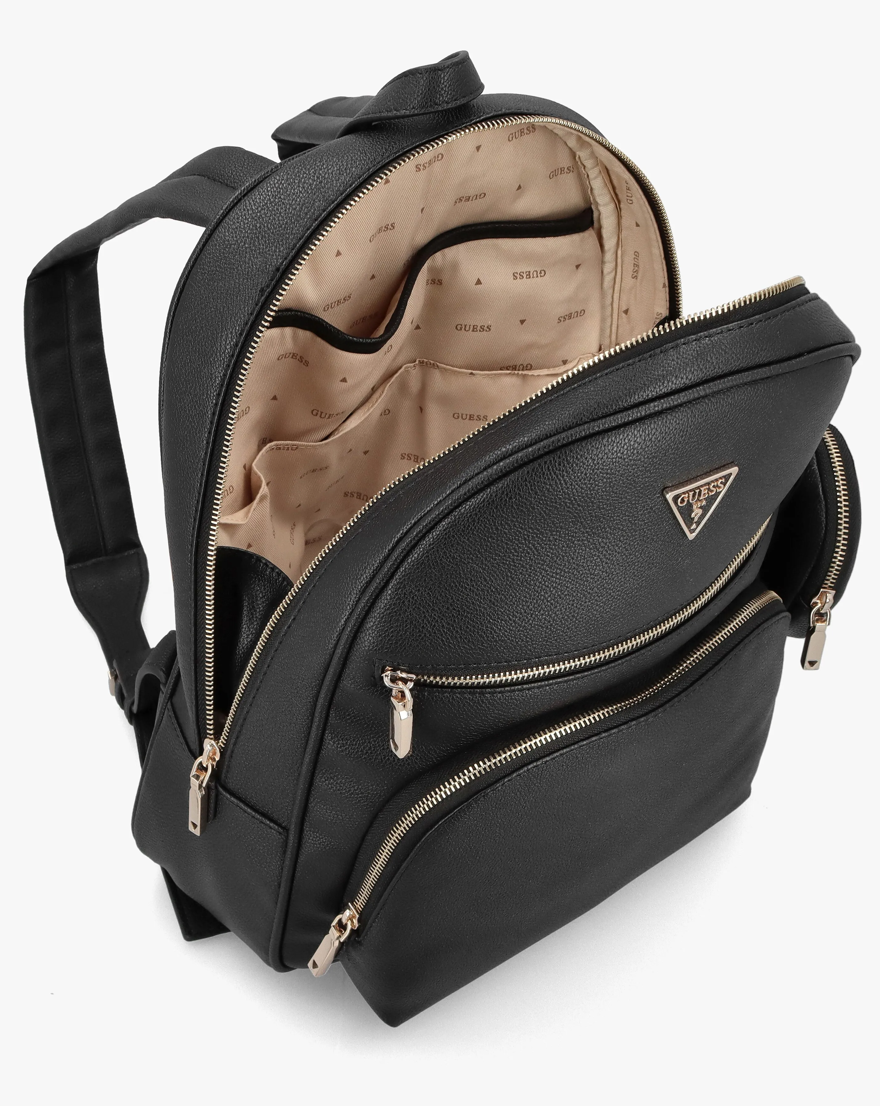 Guess Power Play Tech Black Logo Backpack