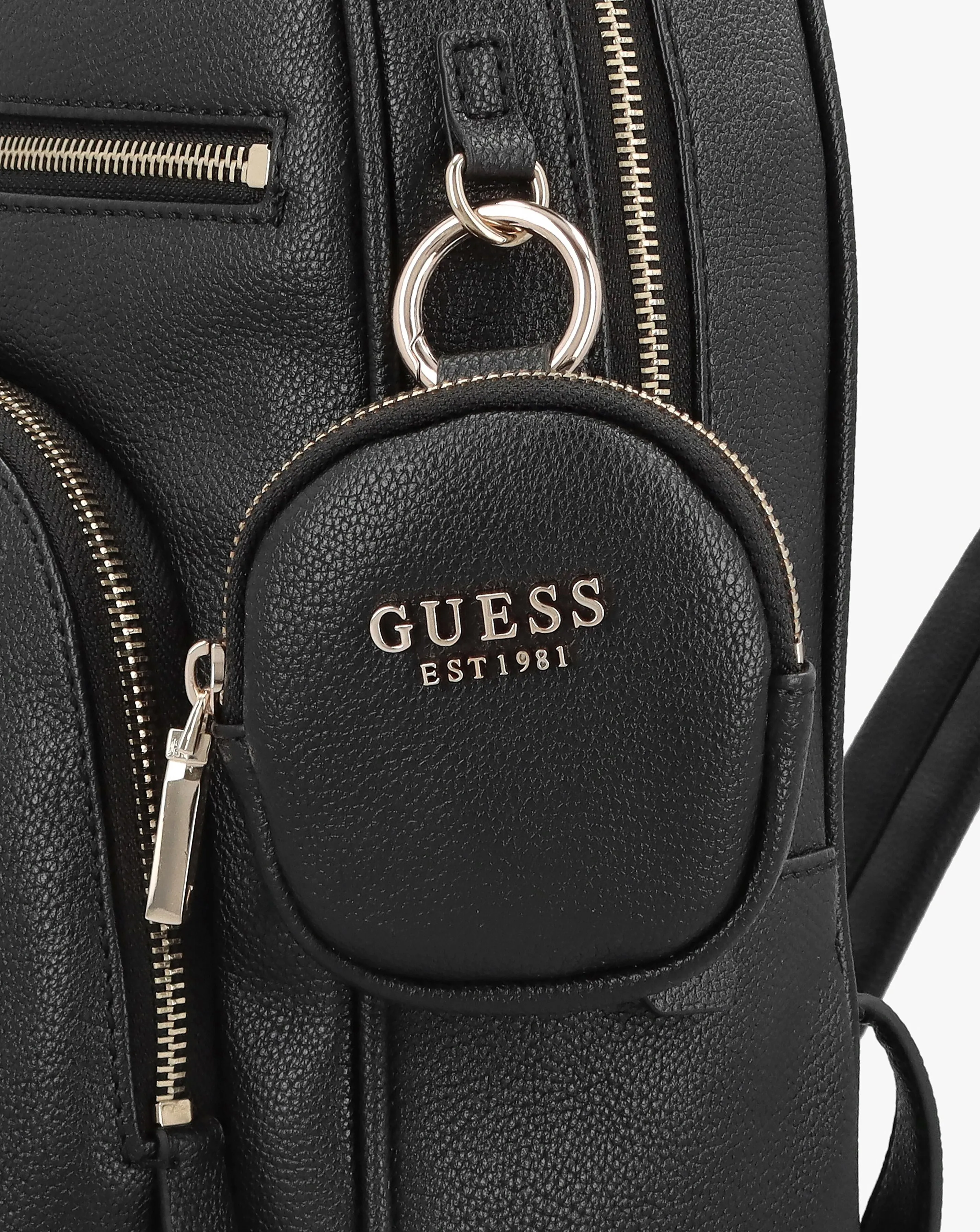 Guess Power Play Tech Black Logo Backpack