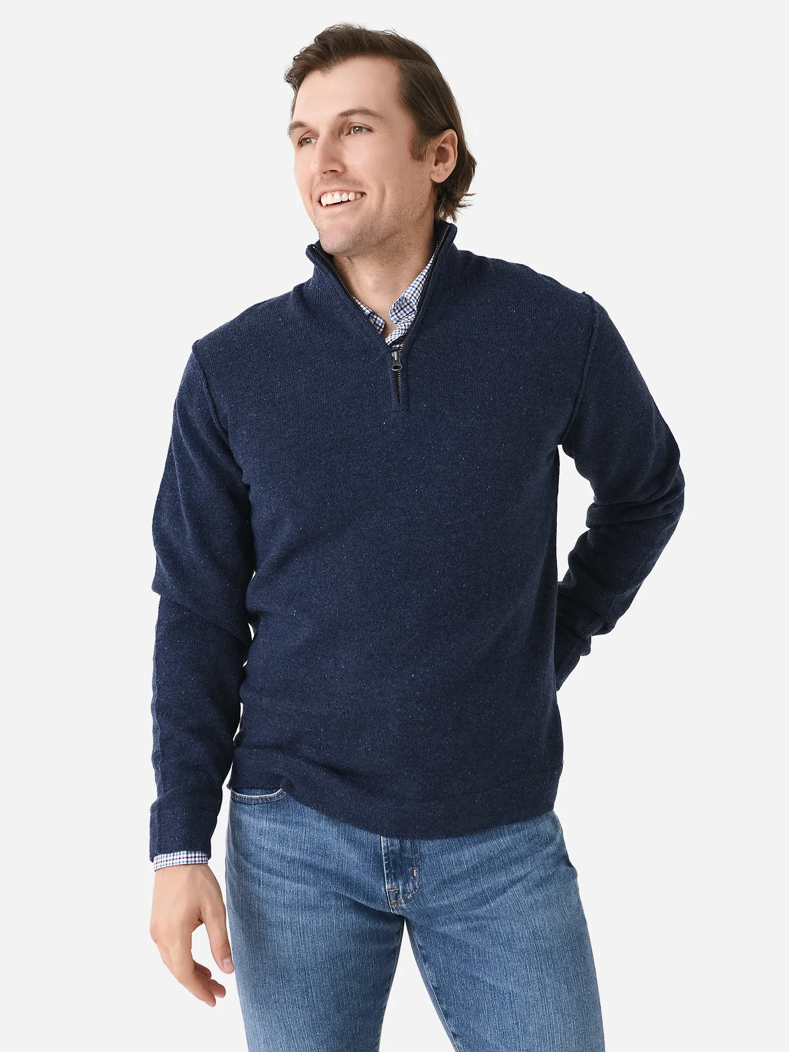     HARTFORD  Men's Donegal Trucker Knitted Pullover    