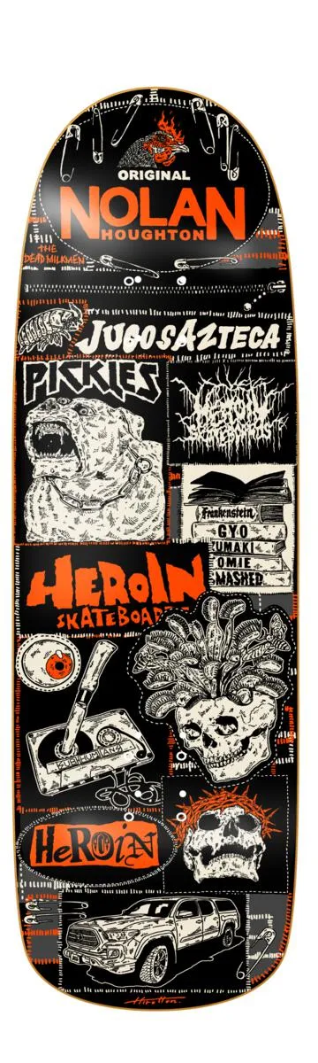 Heroin Skateboards Nolan's Original Deck 9.6