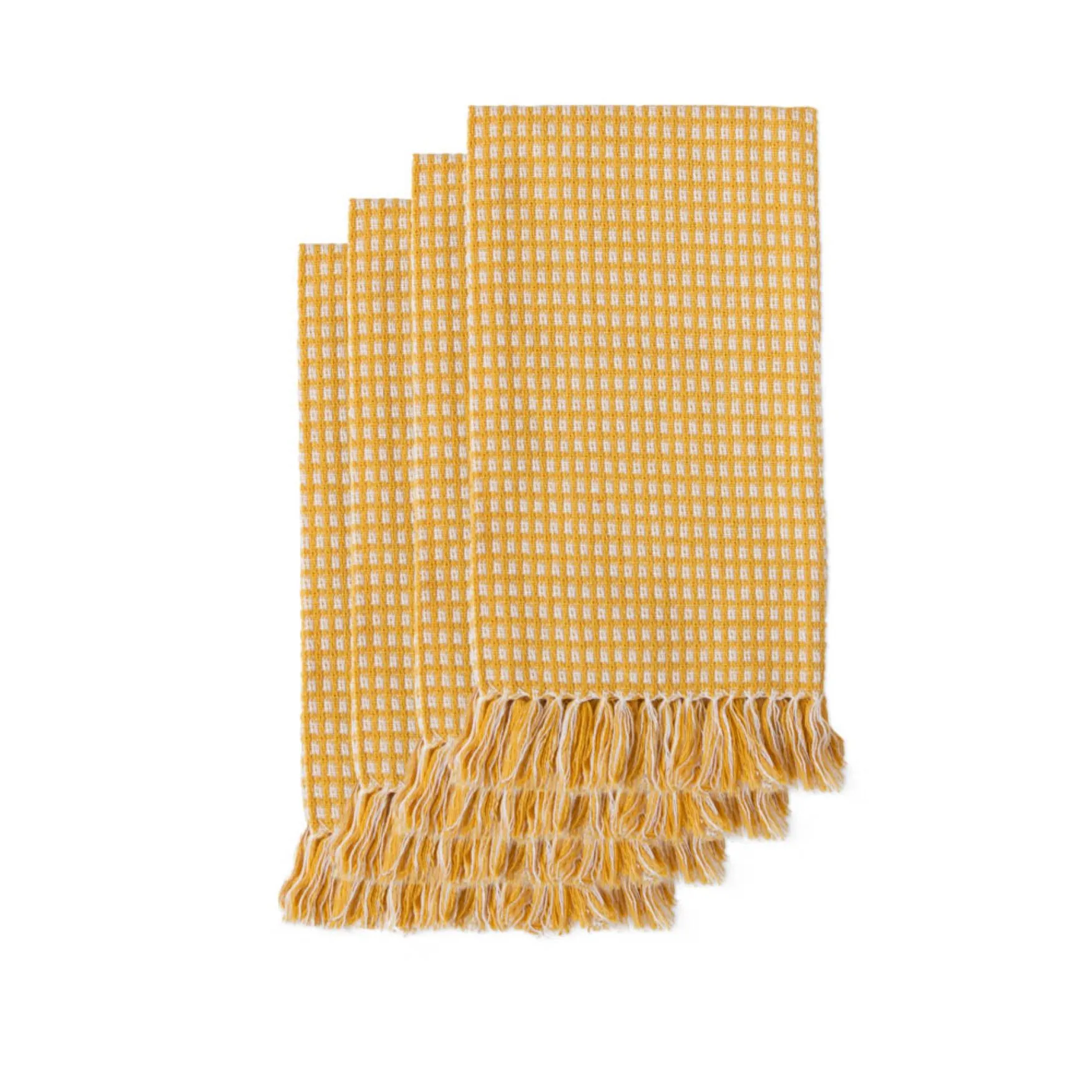 HOMESPUN FRINGED Napkins 4 PK18X18