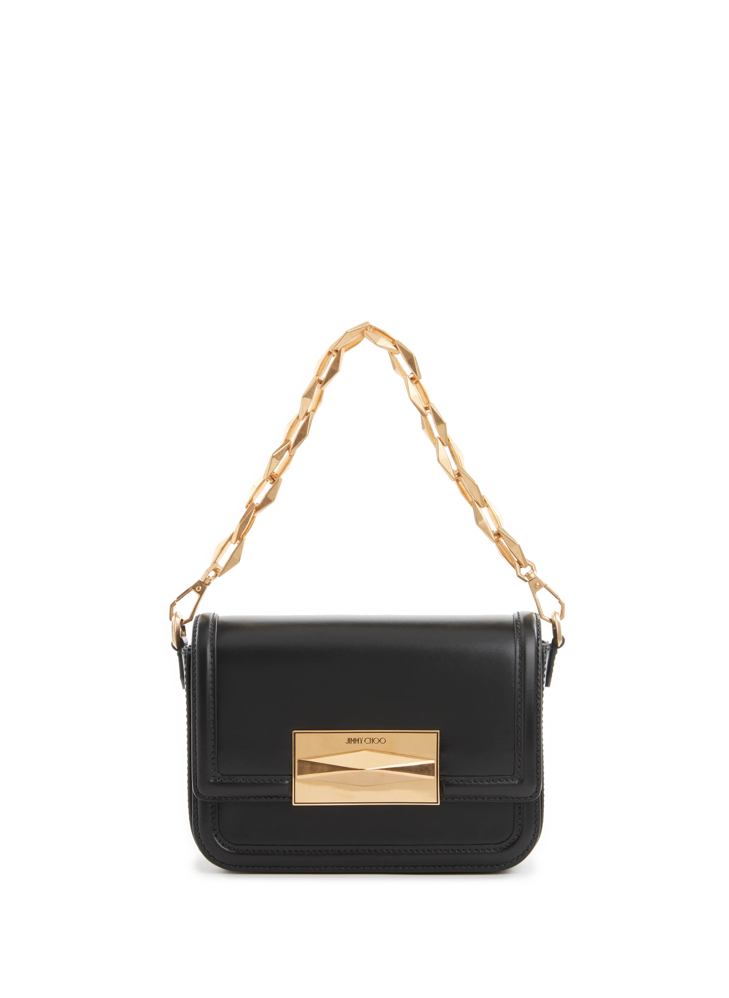 Jimmy choo  Leather shoulder bag  - Black