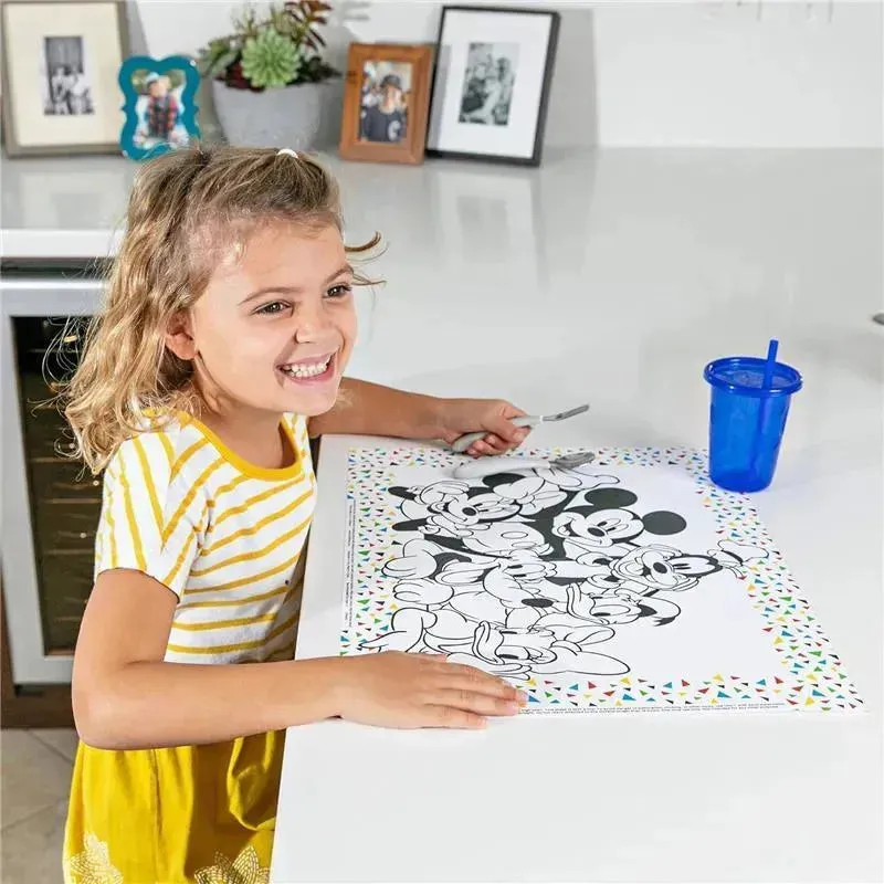 J.L. Childress - Disney Baby Disposable ColorMe Placemats, Pack of 24