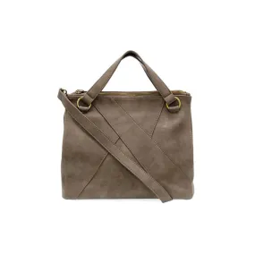 JOY SUSAN JANET CONVERTIBLE CROSSBODY DARK TAUPE