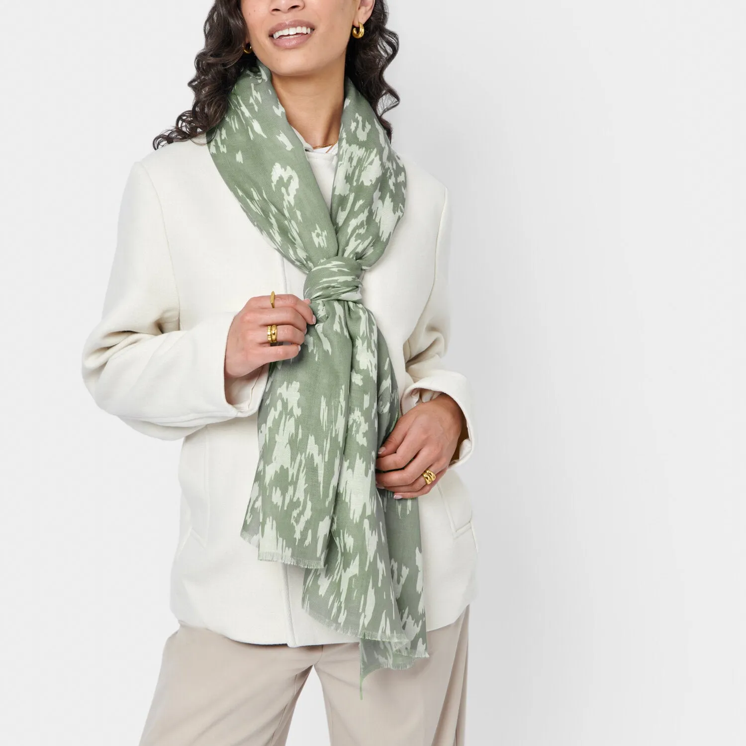 Katie Loxton Abstract Animal Printed Scarf