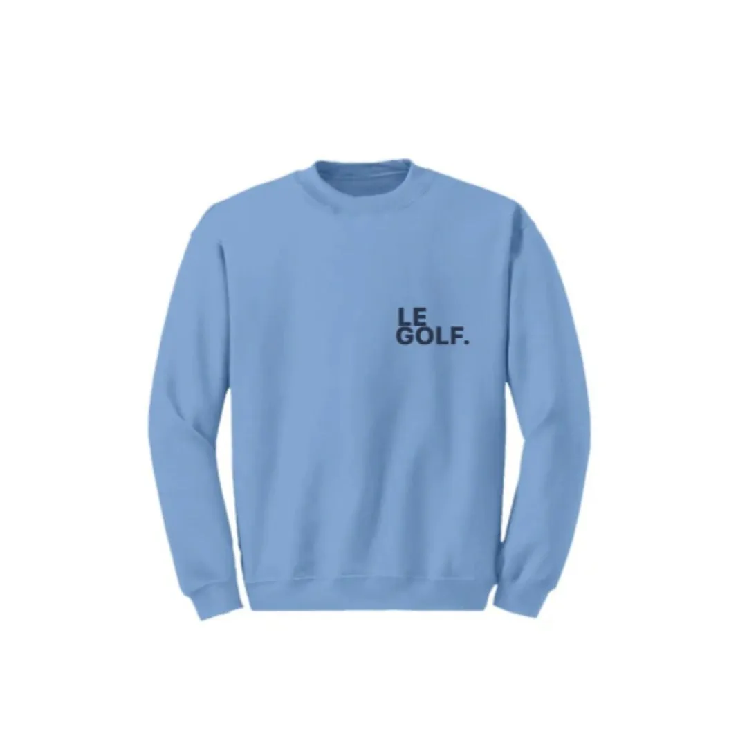 Le Golf Sweatshirt (Light Blue + SML Navy Logo)