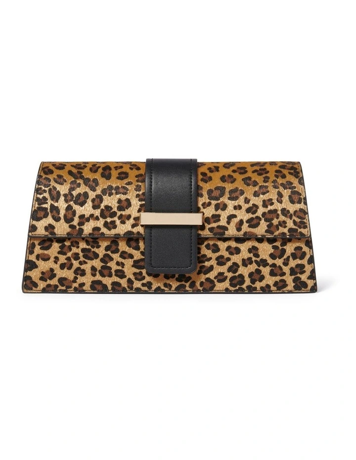 Leo Leopard Bag in Brown Multi