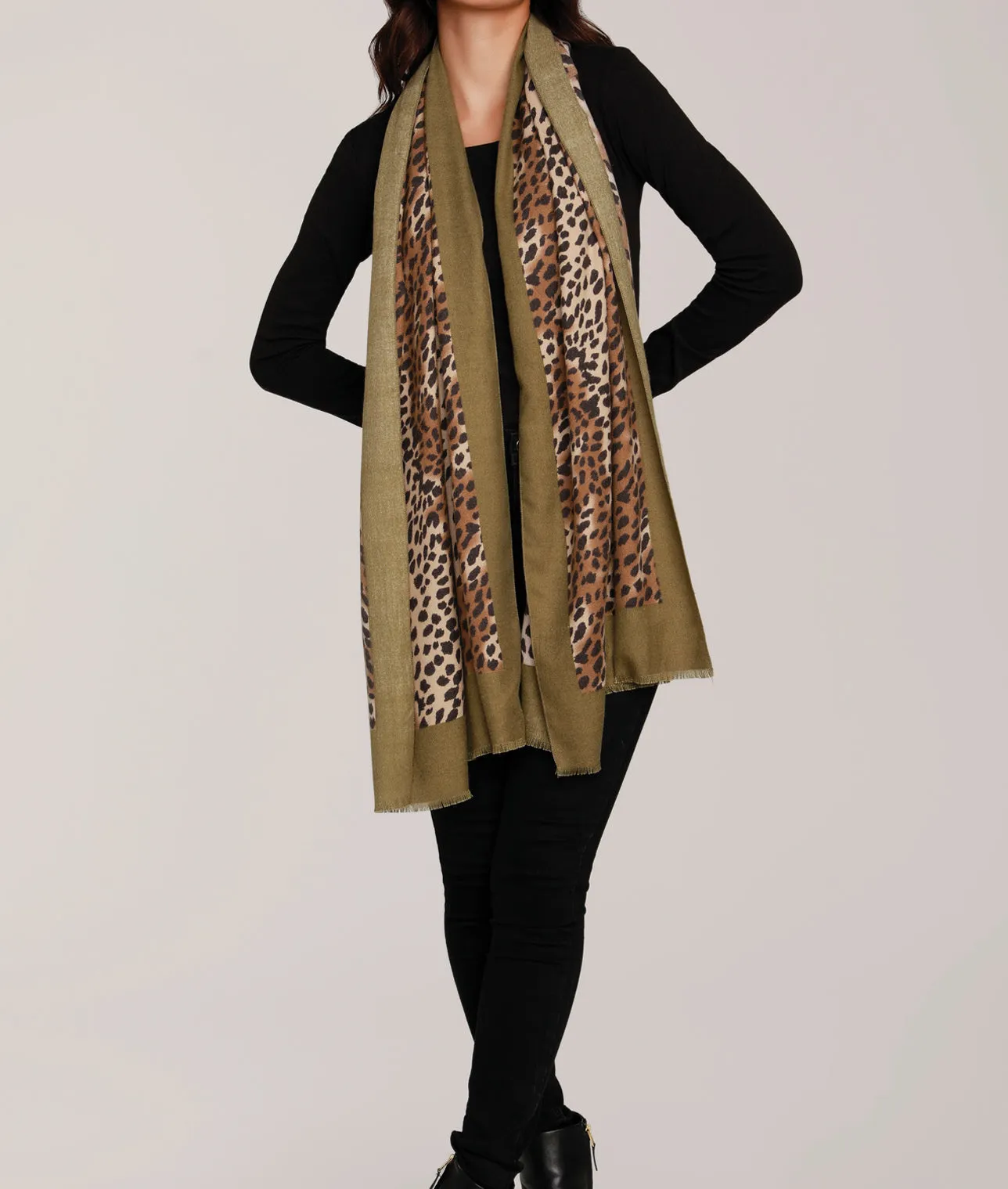 Leopard Print Scarf