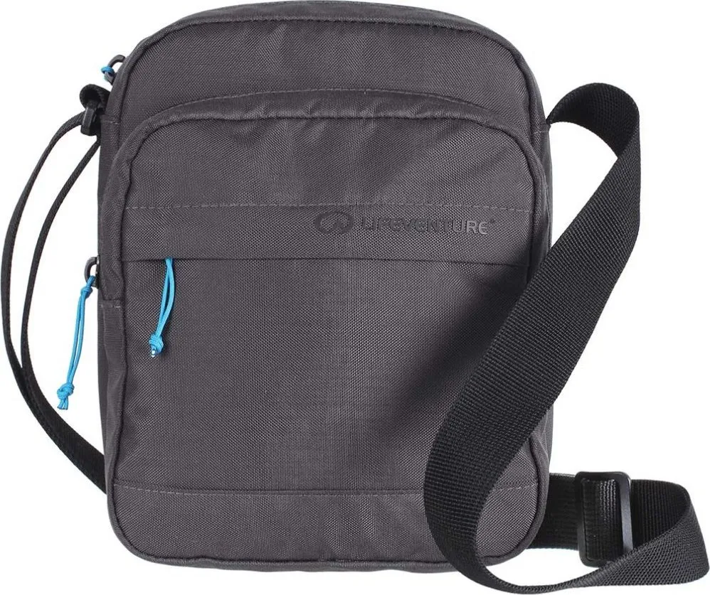 Lifeventure RFiD Shoulder Bag Recycled Grey | Buy Lifeventure RFiD Shoulder Bag Recycled Grey here | Outnorth