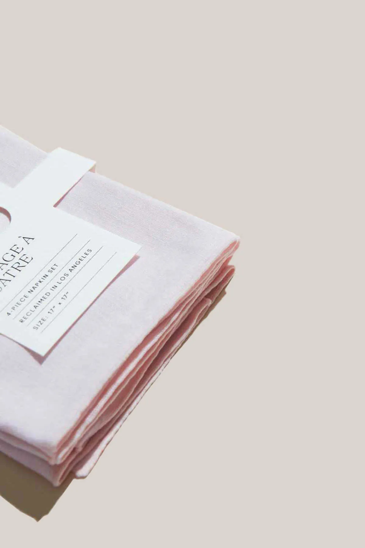 Linen Napkins - Blush