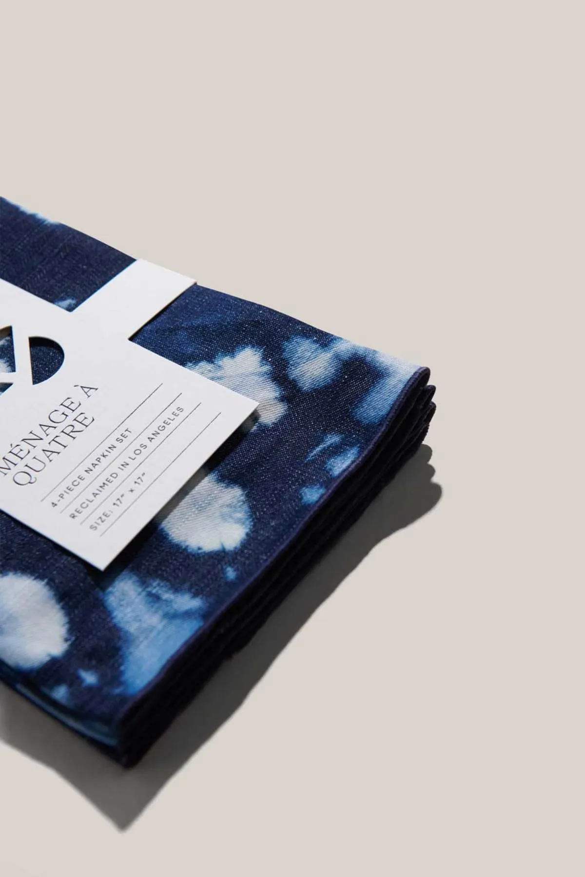 Linen Napkins - Tie-dye Denim