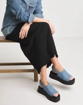 Maddie Slingback Flatform Sandals Wide E Fit Simply Comfort | Simply Be